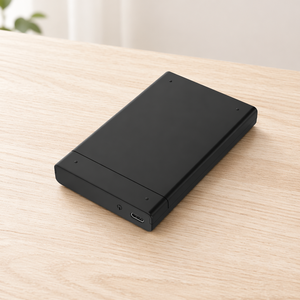 <strong>KINTEC</strong> Tool-Free USB 3.2 Gen2 2.5" SATA HDD Enclosure with Screw-Less Design Type-C 10Gbps to 2.5" Hard Drive Plastic Case - Product Image 4