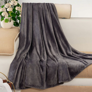 Manta de Flanela Grossa e Aconchegante de Cor Sólida para Sofá, Cama e Inverno - Product Image 4