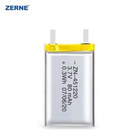 Mini Batería Recargable de Polímero de Litio de 80 mAh, Modelo 451220, para Lápiz Traductor