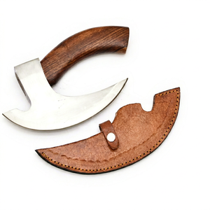 Hacha Vikinga para Pizza de Acero con Alto Contenido de Carbono de Grado Industrial, Mango de Madera de Fresno, Doble Hoja, Filo de Corte de 3 Pulgadas, Personalizable, Disponible en Stock - Product Image 1