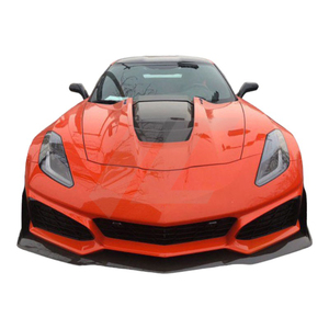 Accesorios de coche estilo <span class=keywords><strong>Zr1</strong></span> nuevo juego de parachoques delantero Kit de carrocería para <span class=keywords><strong>Corvette</strong></span> <span class=keywords><strong>C7</strong></span> 2014-2019 actualización a <span class=keywords><strong>Zr1</strong></span> hecho de plástico - Product Image 2