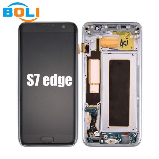 100% Original 5.5'' Screen for SAMSUNG Galaxy S7 Edge LCD Display G935F SM-G935FD Touch Digitizer Assembly Replacement