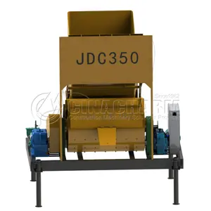 JDC350 mesin diesel mixer beton mesin dengan pompa mesin pencampur beton kering digunakan untuk membuat bahan baku