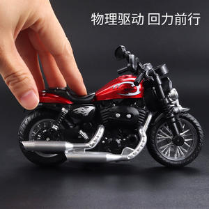 Modellino <span class=keywords><strong>Moto</strong></span> in Metallo Pressofuso 1:12 Harley Kawasaki con Suoni e Luci, Funzione Pull-back, <span class=keywords><strong>Collezione</strong></span> Giocattoli, Modello <span class=keywords><strong>Moto</strong></span> a Pendolo - Product Image 5