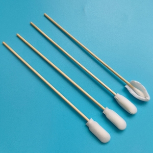 Bâton en bois biodégradable bâton éponge applicateur d'écouvillon en mousse médicale couverture en mousse coton-tige 720 - Product Image 4