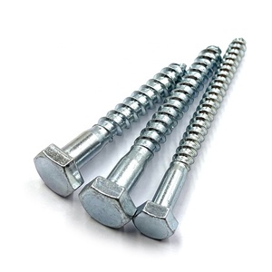 Tornillo de Cabeza Hexagonal de Acero de Calidad Premium, Clase 4.8 6.8, Rosca Estándar, Sistema de Medición en Pulgadas, Acabado Zincado, Venta al por Mayor de Fábrica - Product Image 3