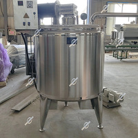 Machine de mélange et de stockage à chauffage électrique 100L 200L 500L, réservoir de stockage de pâte de cacao, liqueur de fèves de cacao, pâte de chocolat avec agitateur