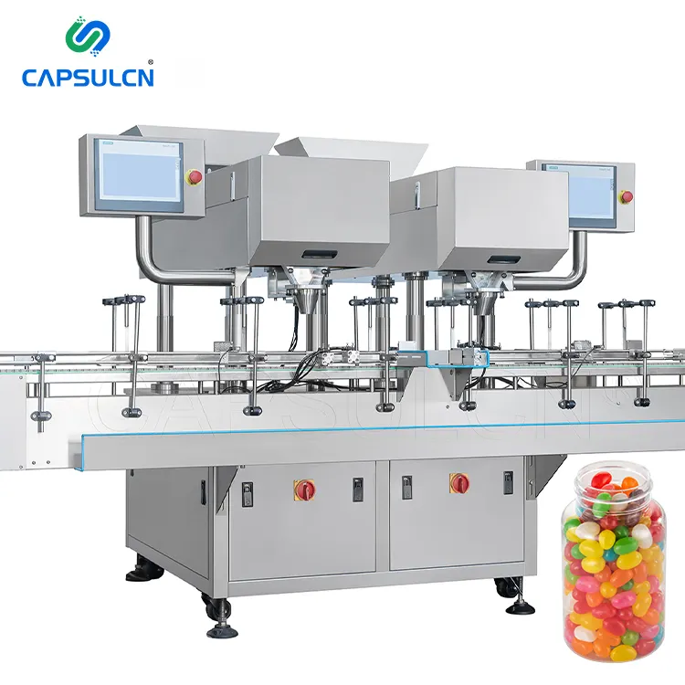 PBDS-16 16 Lane Double Feeder High Speed Fully Automatic Electronic Tablet Bottle Counter Capsule Counting Machine