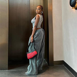 New Trendy <strong>Women's</strong> <strong>Trousers</strong> <strong>Corduroy</strong> Loose Workout <strong>Women</strong> <strong>High</strong> <strong>Waist</strong> Pants Casual Streetwear Cargo Long Pants <strong>Trousers</strong> for <strong>Women</strong> - Product Image 2