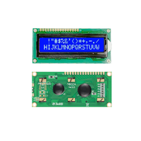 Layar TFT 1602A 5V Biru Kuning-hijau dengan IIC/I2C Kode Putih Blacklight 16x2 Modul Monitor TFT LCD1602 LCD1602A