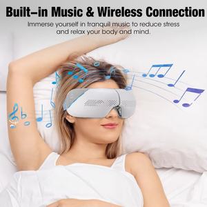 Masseur oculaire 3D portable, équipement de massage des yeux à compression d'air électrique, masseur oculaire intelligent pliable avec chaleur - Product Image 6