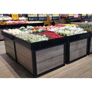 Soportes de estilo minimalista Estante de exhibición de frutas y verduras Estante de verduras y frutas moderno personalizado de Servicio Ligero - Product Image 2