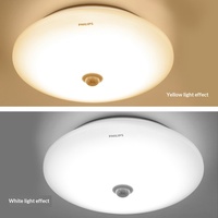 Plafonnier LED à détection humaine, lumière blanche à luminosité constante 6500K, indice de protection IP20, pour couloirs, entrées et escaliers
