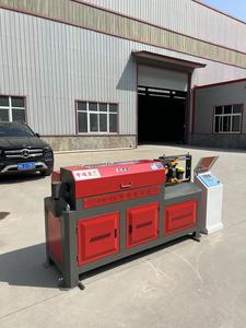 Machine à redresser les barres d'acier à grande vitesse Qiantonwang 40-60m, double vitesse, rouge, équipement de construction - Product Image 3