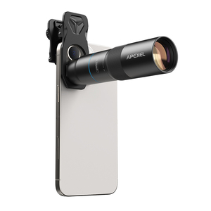 <span class=keywords><strong>APEXEL</strong></span> Nouvel objectif macro téléobjectif 10X <span class=keywords><strong>Zoom</strong></span> 200 mm, multicouche, nouveau verre ED pour la prise de vue sur téléphone portable - Product Image 1