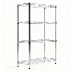 Scaffale Metallico per Stoccaggio, Robusto Scaffale a Filo, Ripiano per Coltivazione Funghi, Scaffale per Piante, per Ufficio e Magazzino - Product Image 2