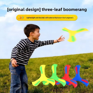 Jouet Boomerang pour tout-petits GOOD FP-010 en <span class=keywords><strong>EVA</strong></span> - Lancer à la main, interactif parent-enfant, disque volant lumineux et rotatif pour l'extérieur - Product Image 1