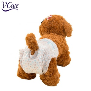 ผ้าอ้อมสุนัขตัวเมียแบบใช้แล้วทิ้งเป็นมิตรกับสิ่งแวดล้อม ตัวอย่างฟรี ถุงเก็บอุจจาระแบบยั่งยืน ทำจากใยฝ้ายและใยไม้ สำหรับกำจัดของเสียสัตว์เลี้ยง - Product Image 1