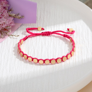 Simple <b>Adjustable</b> Metal Beaded <b>Bracelet</b> Heart Shape Zinc Alloy Unisex Fashion Jewelry Gift Style 1 Style 2 Style 3 - Product Image 4