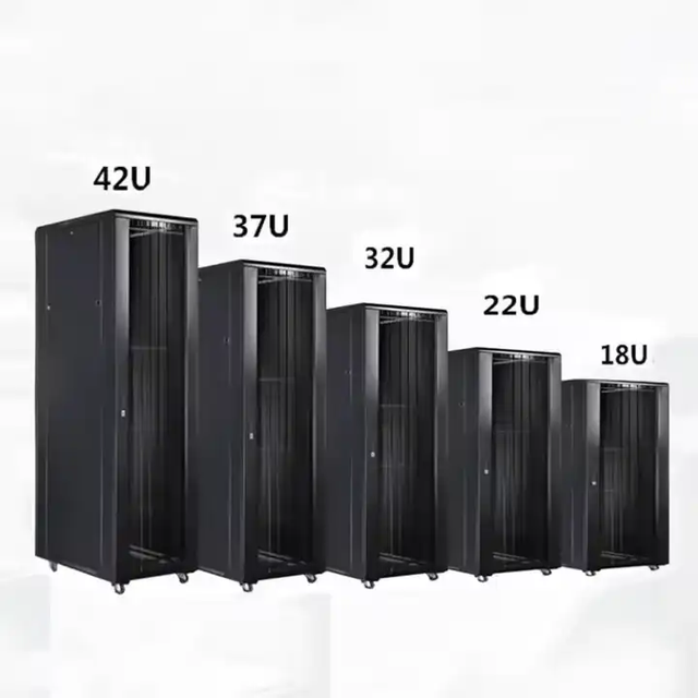 DK Fiber 18U/22U/27U/32U/36U/42U Customized Anti-Deformation Server Room Metal Rack Network Cabinet IP20 Protection Wireless LAN