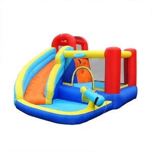 Petite maison jouet château coquin maison de rebond <span class=keywords><strong>et</strong></span> toboggan de piscine gonflable pour <span class=keywords><strong>parc</strong></span> d'attractions <span class=keywords><strong>aquatique</strong></span> parent-enfant à usage domestique - Product Image 1