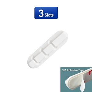 Organizzatore di Cavi, Fascette per Cavi, Organizzatore Magnetico, Fascette in Nylon, Fascette in Silicone, Bianco, 300 X 3.6, <span class=keywords><strong>Scatola</strong></span> Organizzatrice in Nylon Bianco - Product Image 4