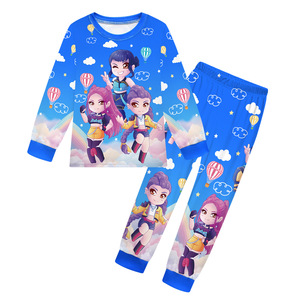 Nuevo Conjunto de Pijama Informal de Verano con Estampado de Anime de K-POP Witch Hunt Team, Transpirable y Suave - Product Image 4