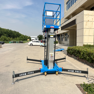 14 मीटर अलॉयज एलिवेटेड वर्क प्लेटफॉर्म बिक्री के लिए एल्यूमीनियम डबल मस्तूल हवाई कार्य मंच - Product Image 4