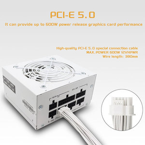 SFX 750W Zwarte Volledig Modulaire Voeding ATX3.0 PCIE5.0 <span class=keywords><strong>Mini</strong></span> <span class=keywords><strong>ITX</strong></span> Chassis 100-240V Ingang CE/ROHS/FCC/80plus Gecertificeerd Op Voorraad - Product Image 5