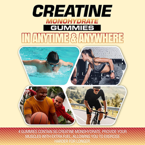 Integratori Sportivi Pre-Allenamento con Etichetta Privata, Gommose Energetiche con 5000mg di Creatina Monoidrato - Product Image 4