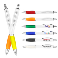 Stylo Bille Personnalisé Vente Chaude, Stylos Publicitaires en Plastique Pas Chers avec Logo Personnalisé pour École et Commerce de Gros