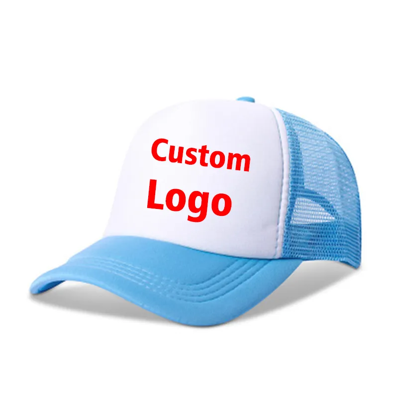 2021 Hot Sale Trucker Caps Custom Print Logo Bild Mesh Trucker Cap