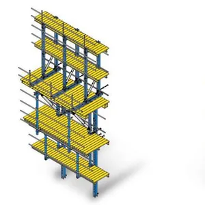 Inşaat hidrolik otomatik tırmanma sistemi konut İnşaatı için yüksek katlı bina inşaat yapı malzemeleri