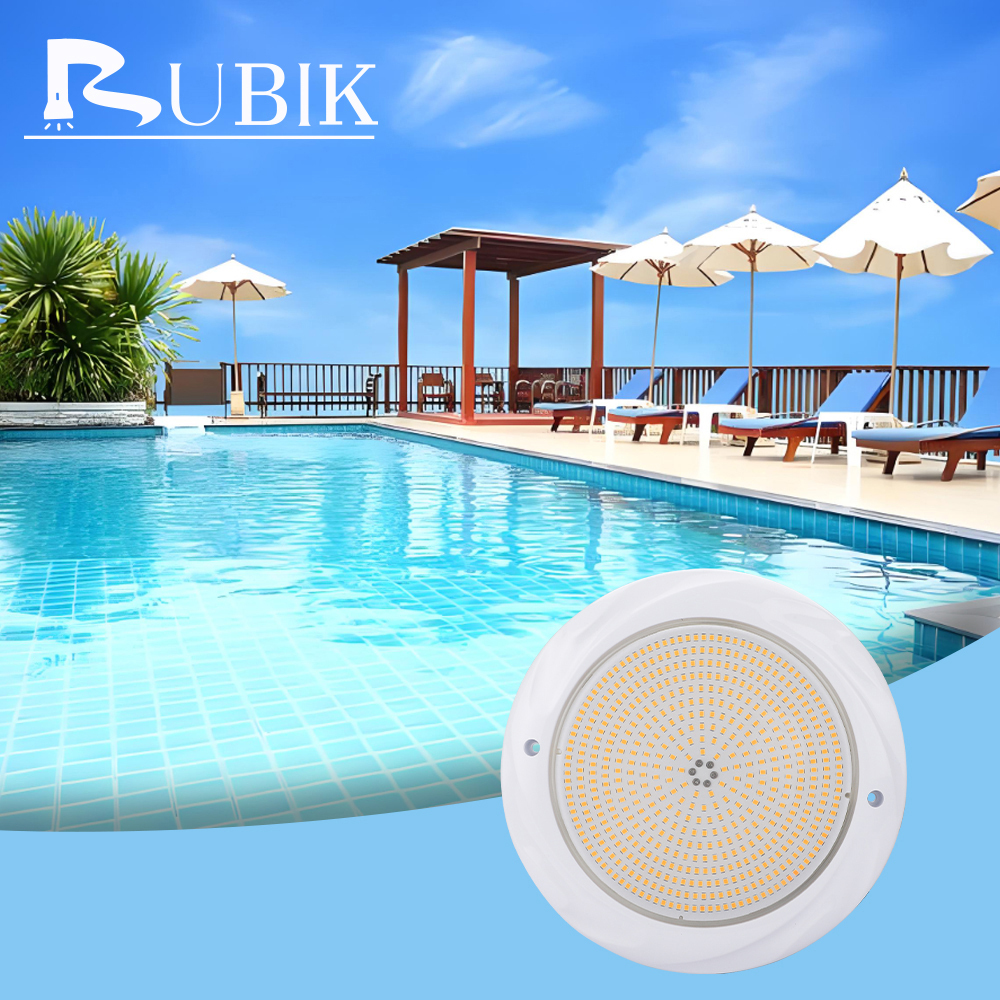 2025 New Design IP68 Waterproof RGB AC12V PC SMD LED Pool Lights 230mm Underwater Swimming Pool Lights 18W 25W 35W 42W New Style