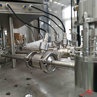 Contrôle intelligent à distance du débit d'eau Petit calibre Type de tuyau Débitmètres à turbine liquide Débitmètre 4-20mA Sortie RS485 OEM