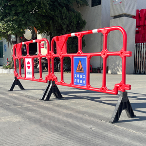 Barrera de Tráfico de Plástico HDPE de 1600*1000 mm Moldeada por Soplado, Barrera de Seguridad Temporal para Control de Multitudes - Product Image 4