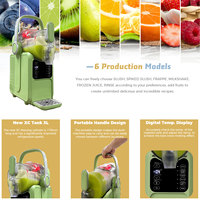 Nieuwe 3L Automatische Slushy Machine voor Frozen Drinks, Laag Geluidsniveau, 1 Jaar Garantie, Geschikt voor Commercieel en Thuisgebruik, IJsroomoptie