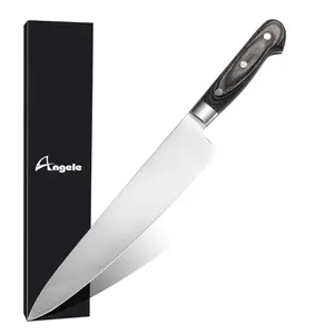 Cuchillo de alta calidad para chef, 9 pulgadas, Damasco, cortador inoxidable 2023, 1,4116