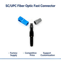Componente de fibra óptica de conexión rápida para redes de telecomunicaciones HC01, conector rápido de fibra óptica UPC HX SC de 60 mm