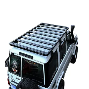 4X4 Offroad araba aksesuarları evrensel araba Toyota LC76 için portbagaj s alüminyum alaşım portbagaj platformu