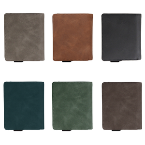 Cartera Corta Unisex de Cuero PU con Cierre Abierto, Protección Anti-Robo RFID, Forro de Nailon, Accesorio de Moda - Product Image 6