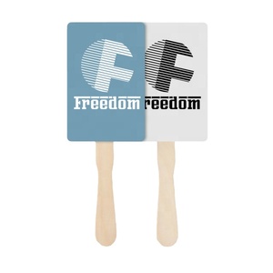 Regalos Promocionales Populares, Abanico de Mano de Madera Personalizado y Económico - Product Image 1