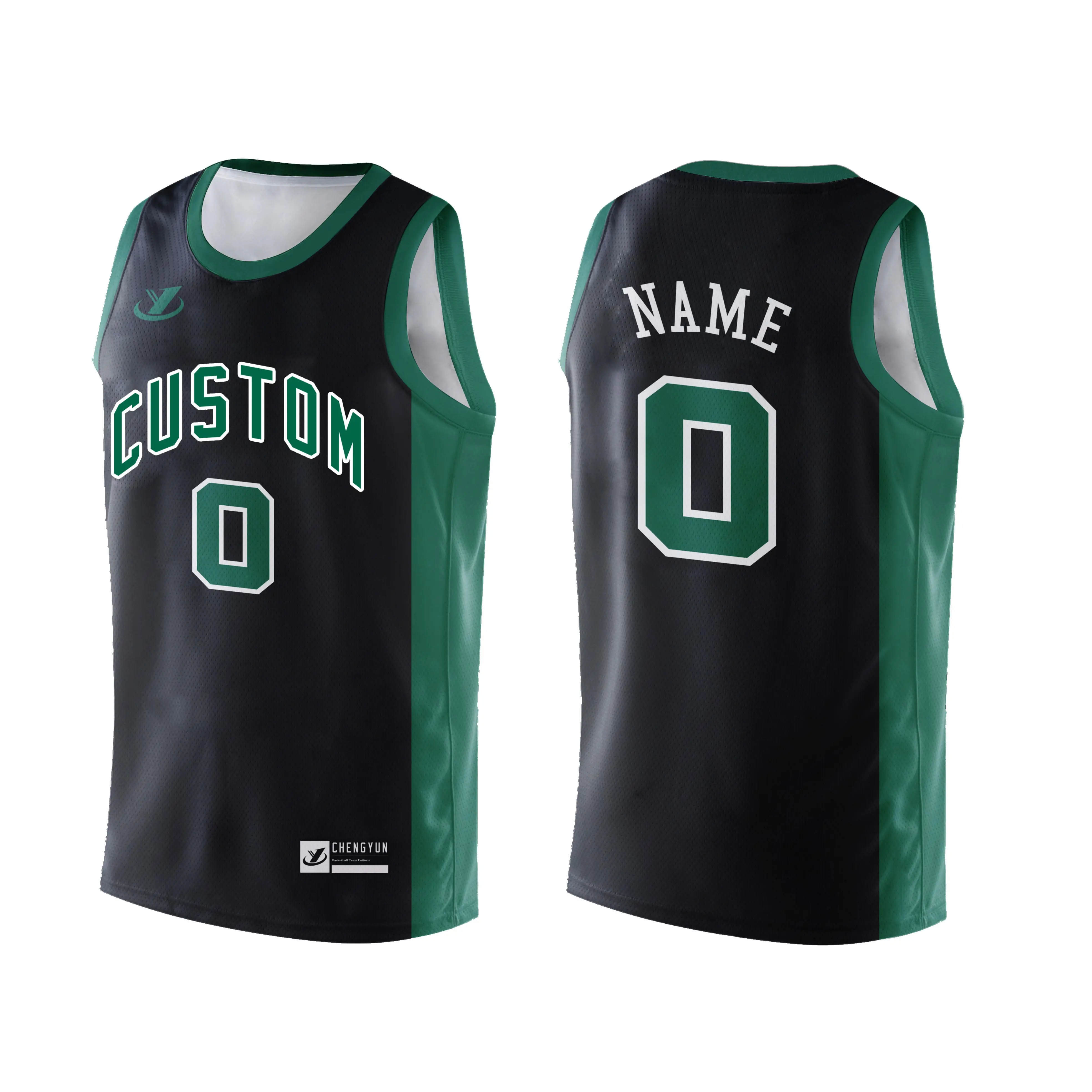 Conjunto de uniforme de baloncesto bordado Reversible con diseño de sublimación personalizado, el mejor uniforme de camiseta de baloncesto para hombres al por mayor