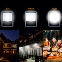 Projecteur solaire LED CHZ 200W/300W 130lm/W ultra lumineux IP65 avec puces SMD pour éclairage paysager