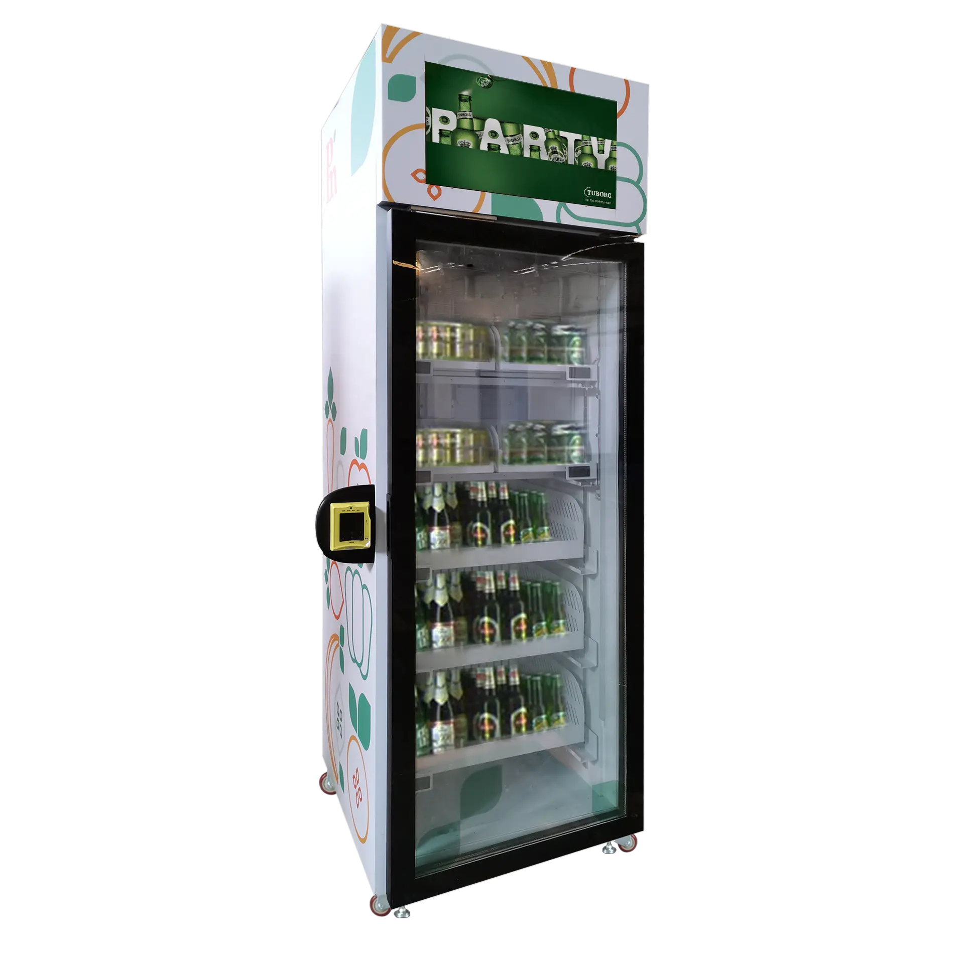 냉장고 단일 도어 스마트 냉장고 자판기 포장 냉각 음료 음료 음료 콤보