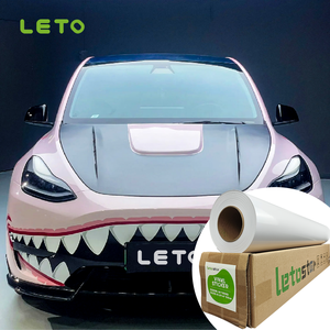 Rouleau d'autocollant en vinyle imprimé 120 Gsm-140 Gsm Vinyle PVC Films d'enveloppe de véhicule automobile, autocollant en vinyle auto-adhésif pour voiture - Product Image 3