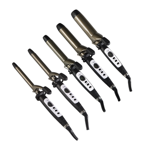 Rizador <span class=keywords><strong>de</strong></span> Pelo Profesional LCD, Planchas <span class=keywords><strong>de</strong></span> Cerámica para Rizar, 360 Grados, 50-220 ° Rizador <span class=keywords><strong>de</strong></span> Pelo Tipo C Apto para Pelucas y Todo Tipo <span class=keywords><strong>de</strong></span> Cabello Humano - Product Image 5