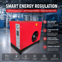 Sécheur d'air comprimé réfrigéré Demargo DM026GF 2,6 Nm/min, refroidi par air, en aluminium, R22, point de rosée 2-10, 220V