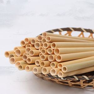 Bán buôn sinh thái thân thiện tái sử dụng tự nhiên phân hủy sinh học biểu tượng tùy chỉnh bằng gỗ tre uống rơm với hộp hoặc túi - Product Image 3