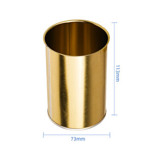 मांस के डिब्बे के लिए कस्टम फूड ग्रेड सील राउंड टिनप्लेट डिब्बे समुद्री भोजन डिब्बाबंद पालतू जानवरों के लिए आसान खुले पालतू धातु के डिब्बे चाय - Product Image 2